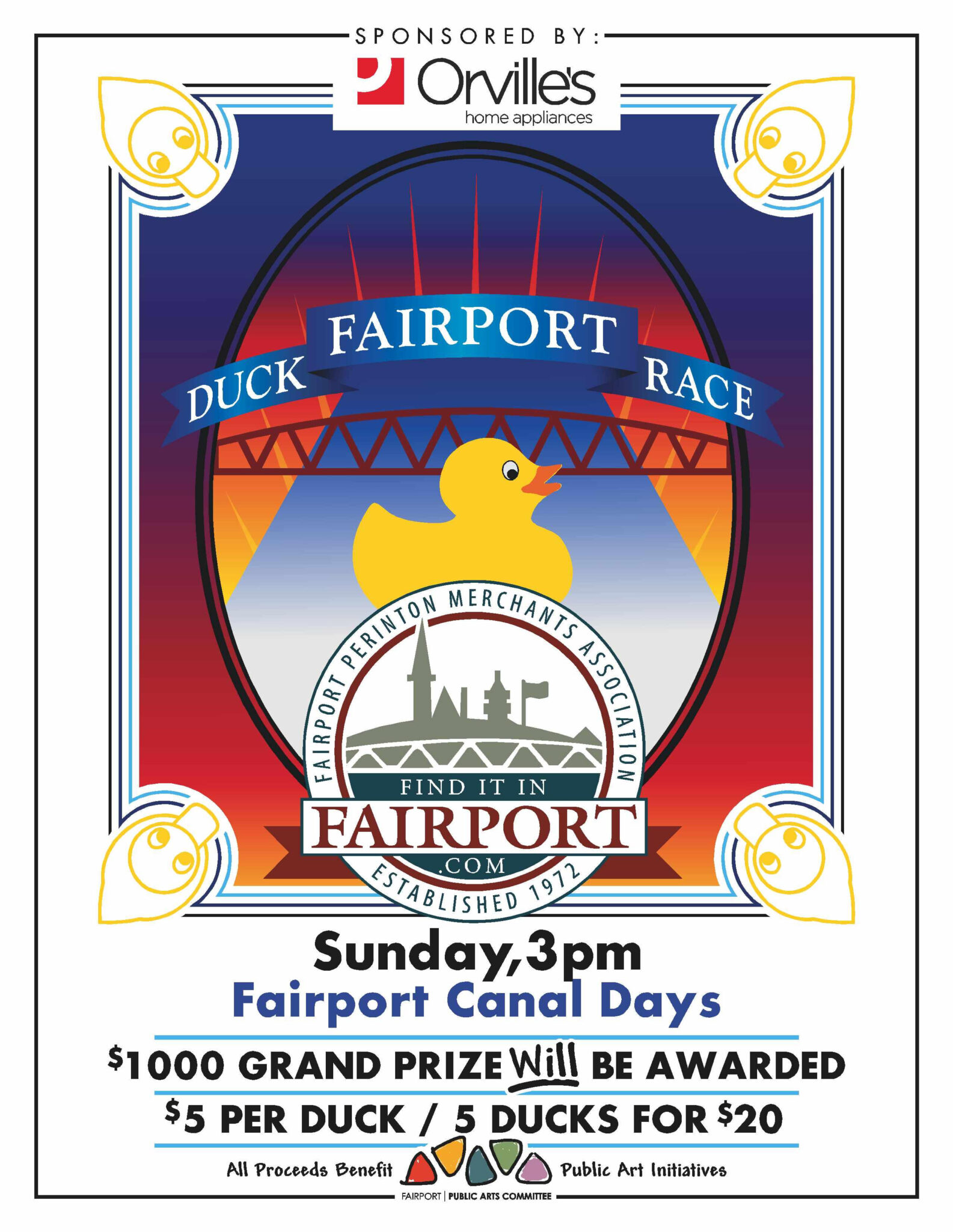 Duck Race Fairport Canal Days