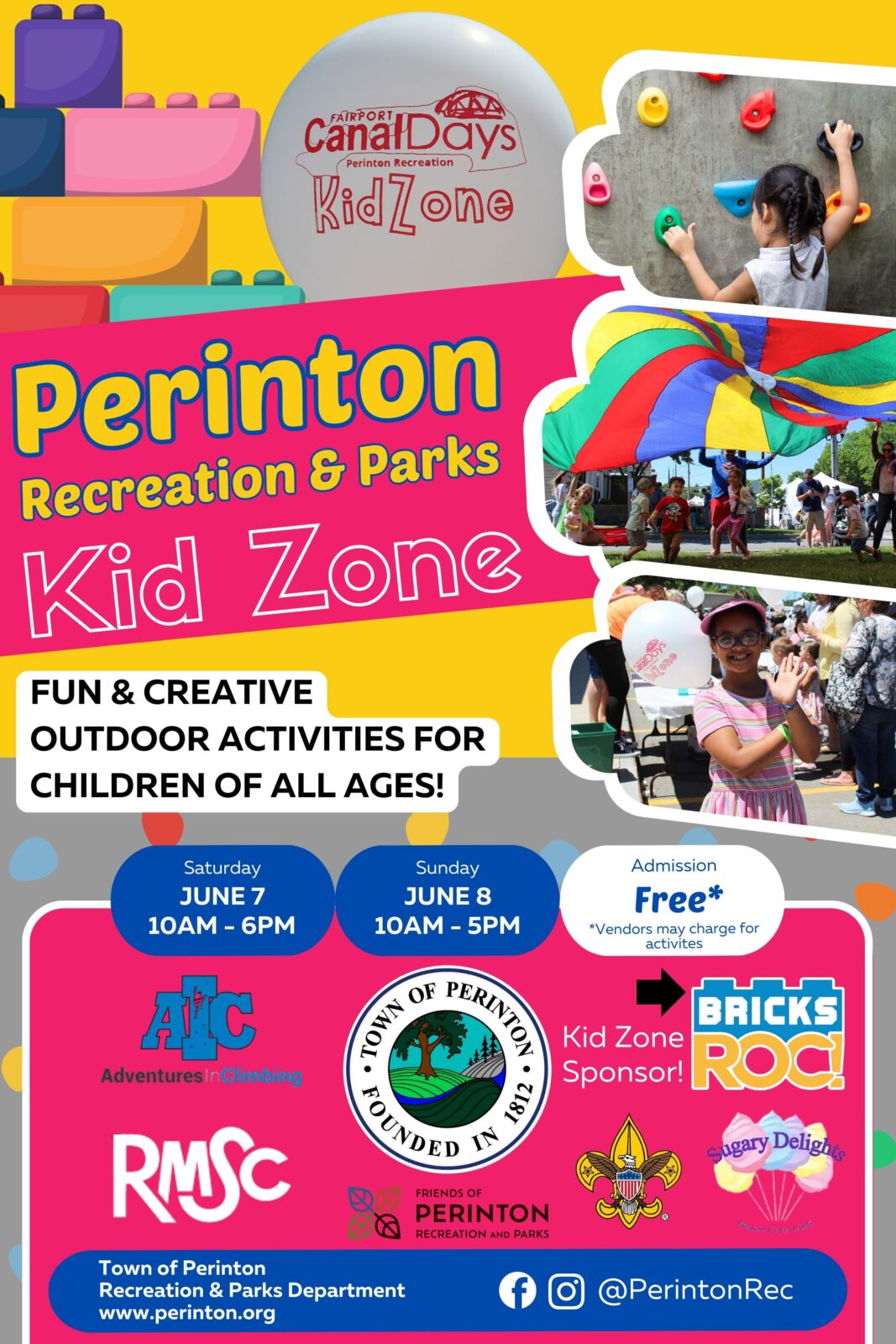 Perinton Recreation KidZone | Fairport Canal Days